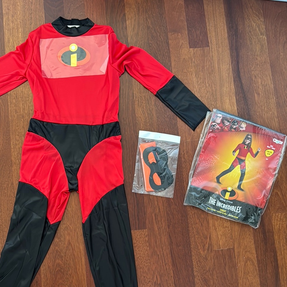 Violet Incredibles Kids Costume - Red and Black. Brand new, never worn.